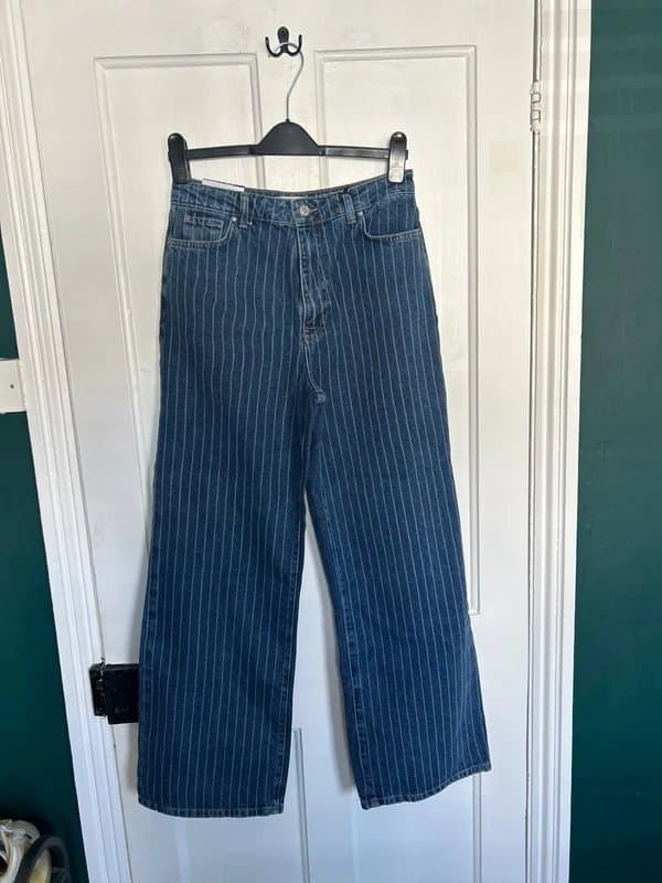 New Look New look-ADALAE pinstripe denim. Size 10