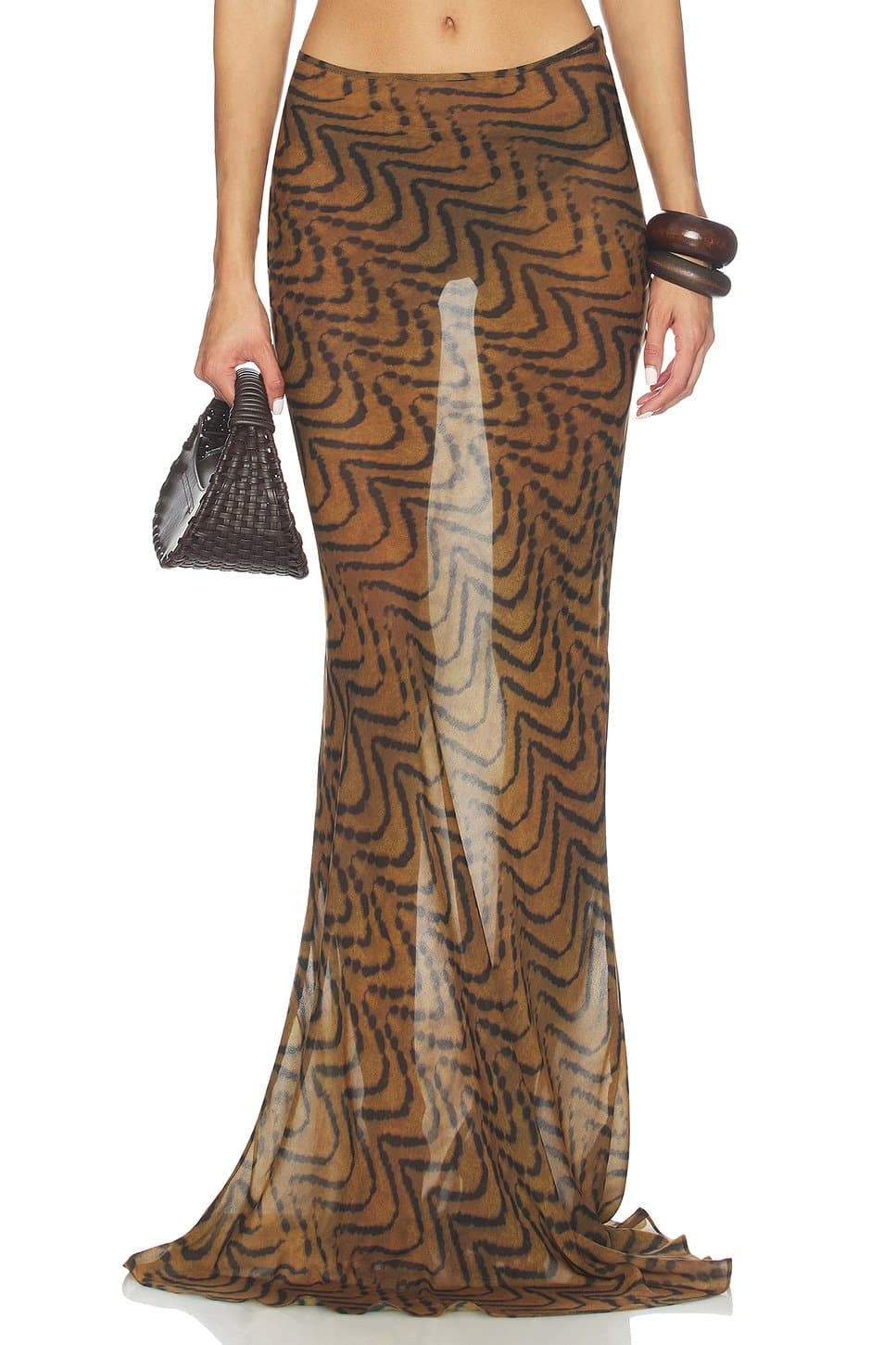 revolve Printed Maxi Skirt