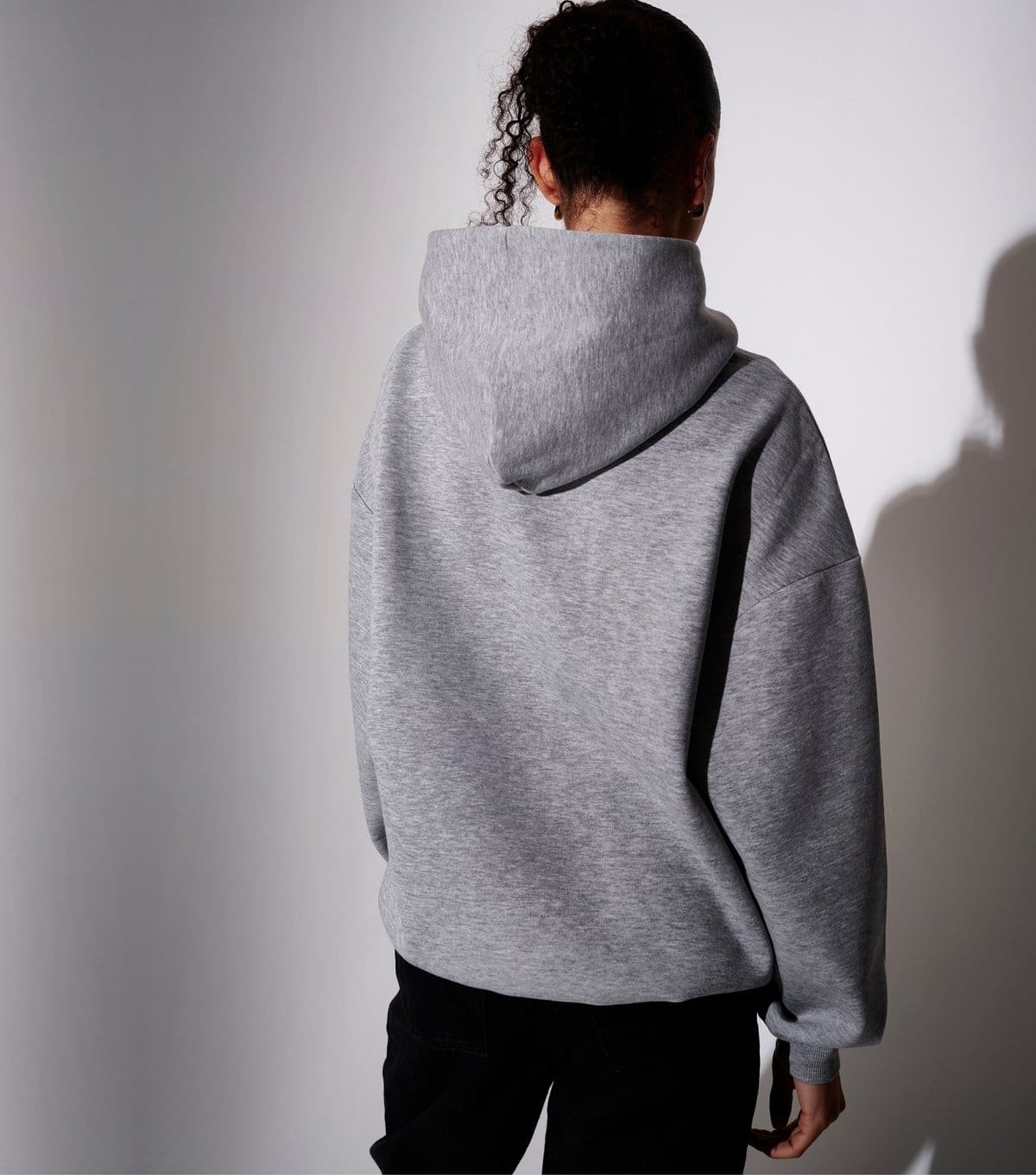 South Beach Women's Grey Made In Heaven Graphic Hoodie South Beach New Look - 4