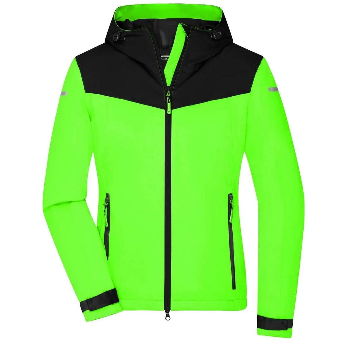 James and Nicholson James and Nicholson Women's All Weather Jacket in Bright Green