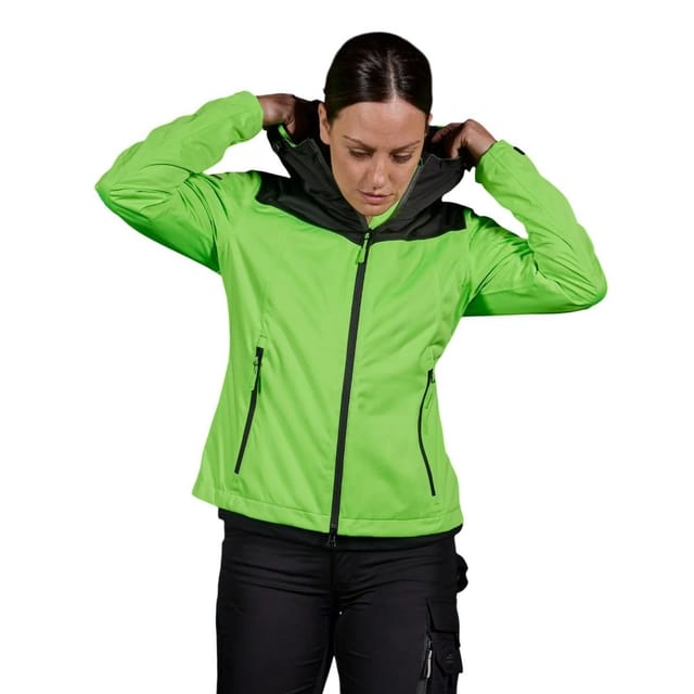 James and Nicholson James and Nicholson Women's All Weather Jacket in Bright Green - 2