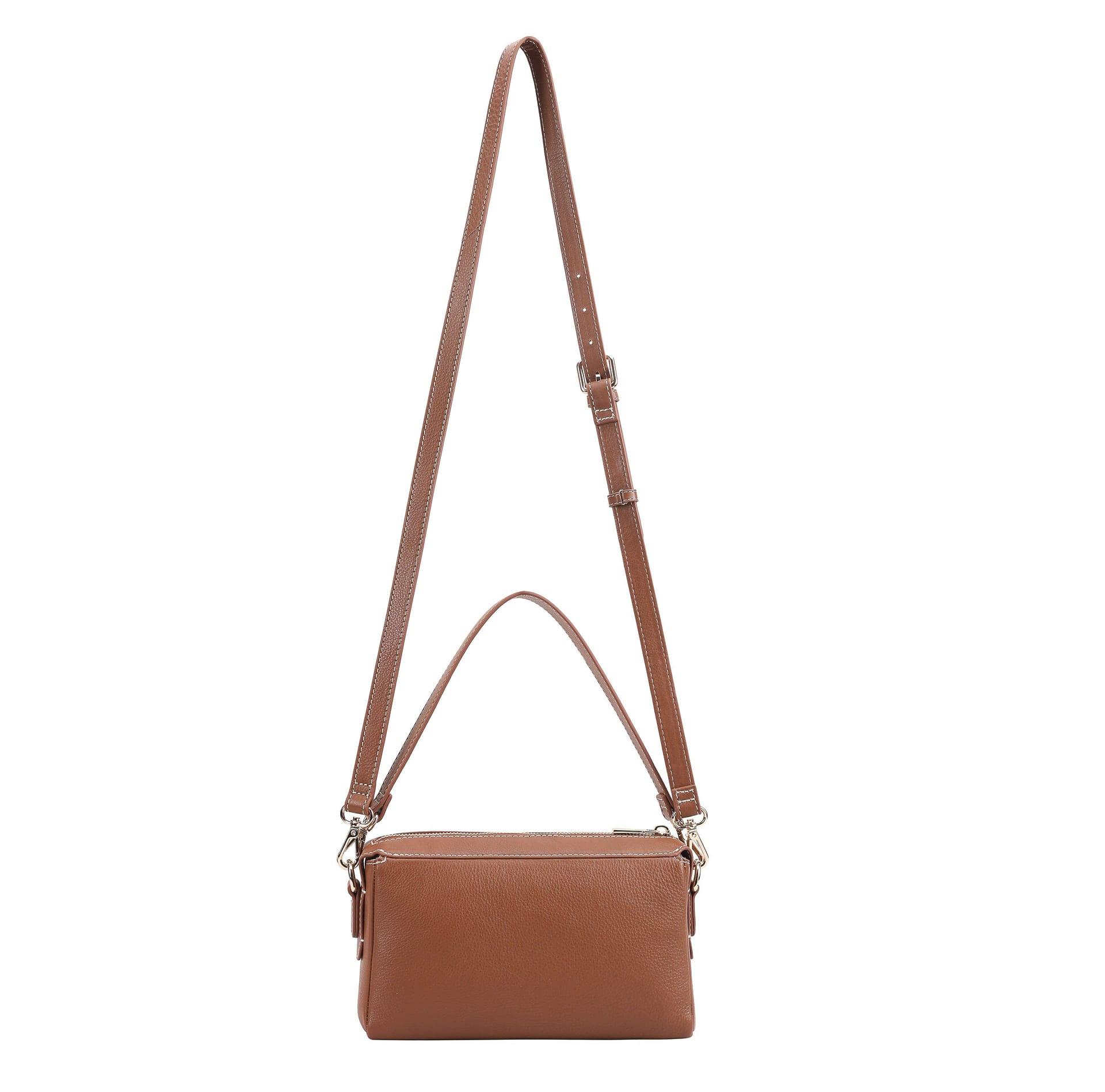 Paul Costelloe Paul Costelloe Women's Hazel Leather Multi Way Bag in Camel - 4