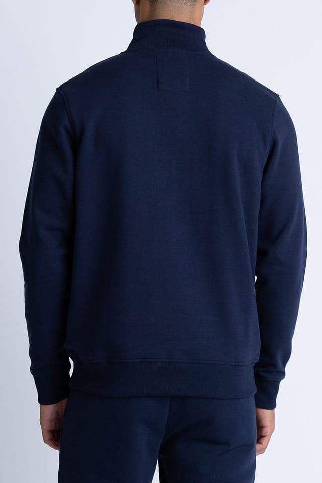 Luke 1977 Luke 1977 Men's Sydney 1000 1/4 Zip Sweater in Dark Navy - 2