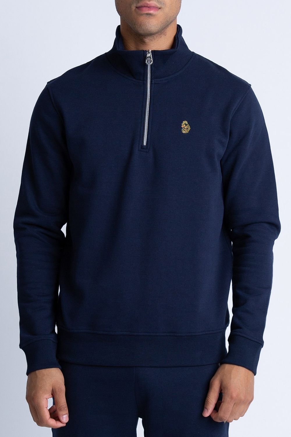 Luke 1977 Luke 1977 Men's Sydney 1000 1/4 Zip Sweater in Dark Navy - 3