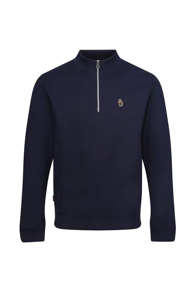 Luke 1977 Luke 1977 Men's Sydney 1000 1/4 Zip Sweater in Dark Navy - 3
