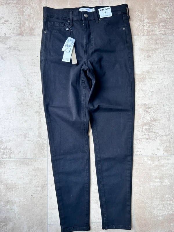Topshop Topshop Jamie skinny jeans in black W28 L30 size 10