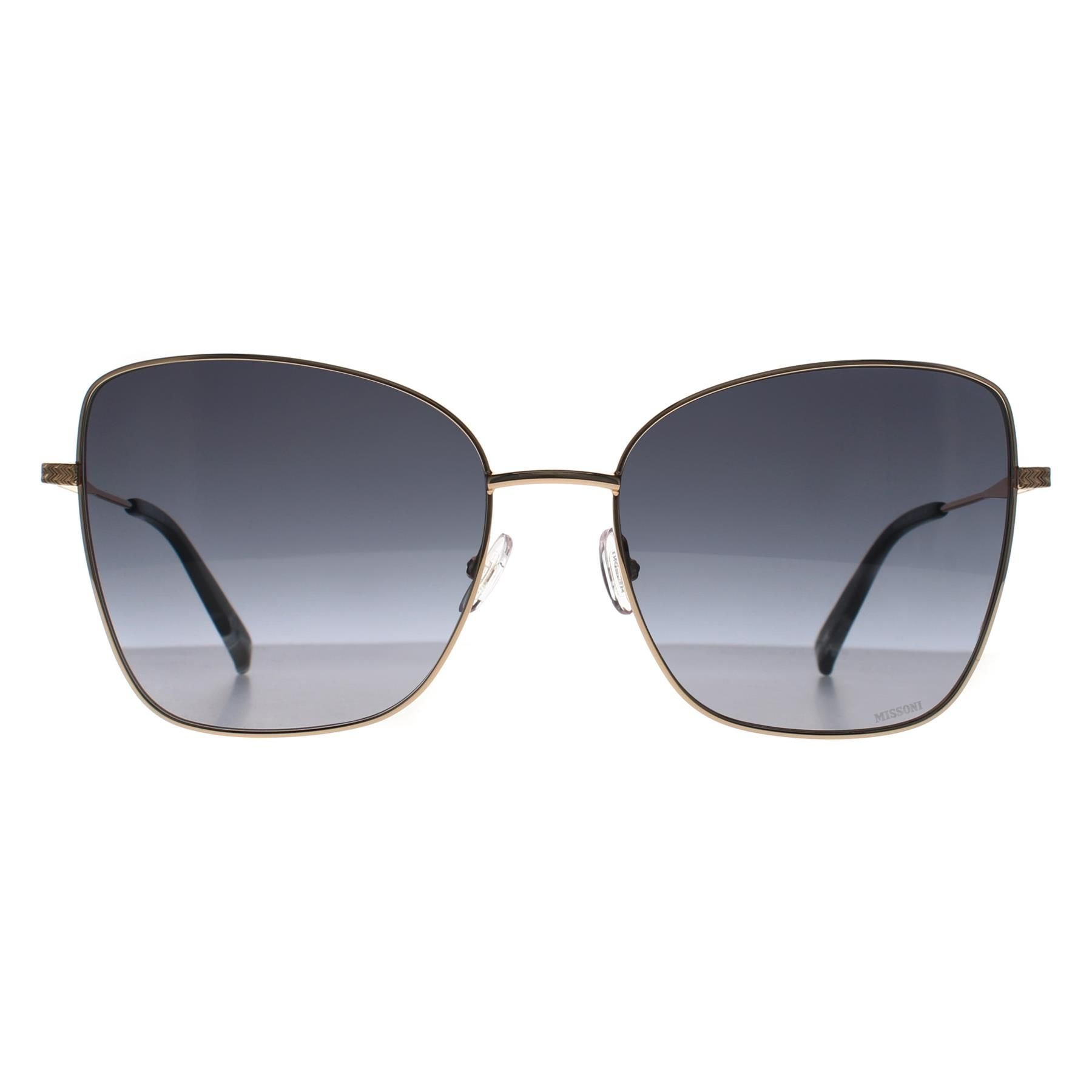 Missoni Missoni Women's Cat Eye Rose Gold Dark Grey Gradient MIS 0138/S - 1
