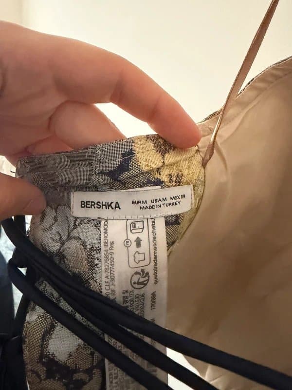 Bershka Bershka floral tie corset