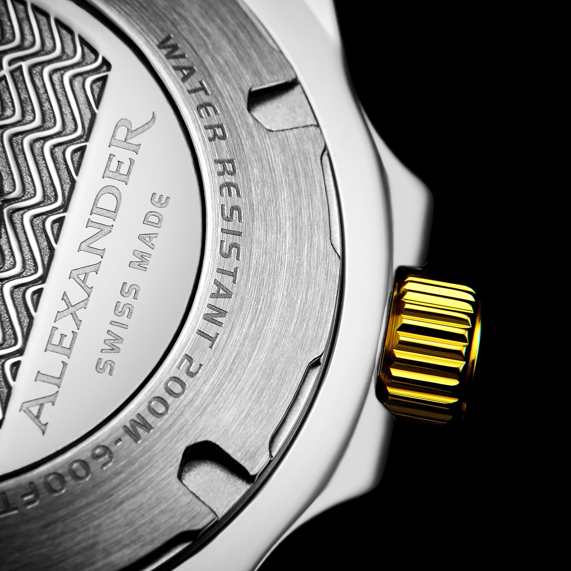 Alexander Alexander Men's A501B Vathos Luxury Diver's Watch 42mm in Gold - 4