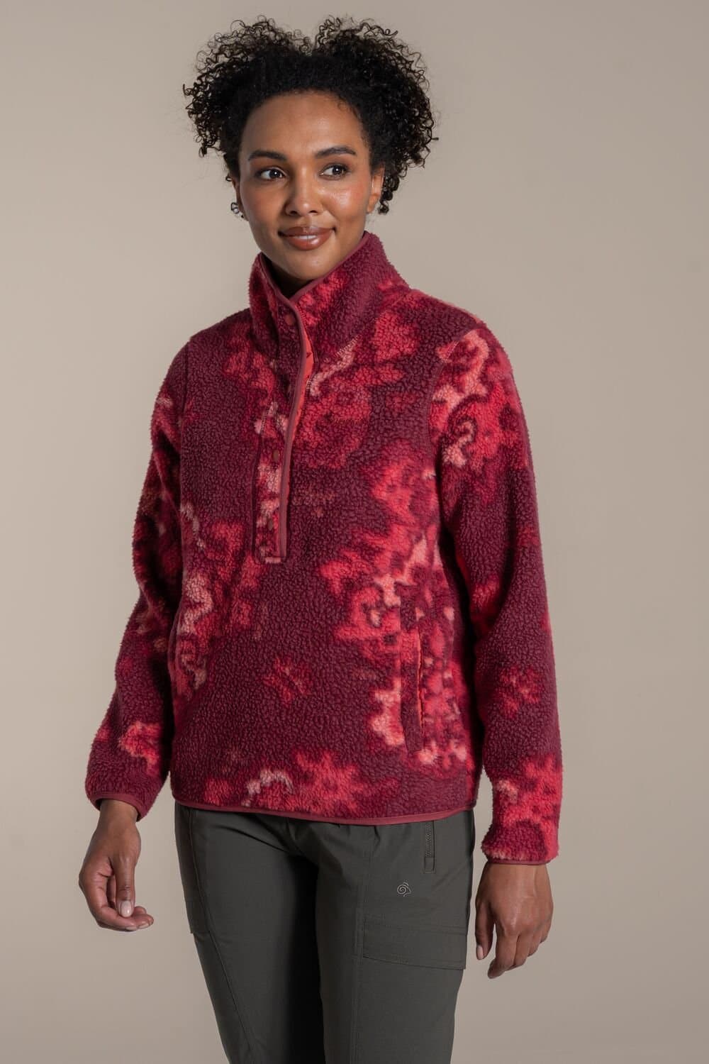Craghoppers Craghoppers Women's National Trust Rosemary II Overhead Fleece in Wine