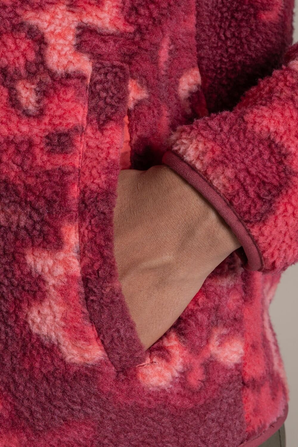 Craghoppers Craghoppers Women's National Trust Rosemary II Overhead Fleece in Wine - 4