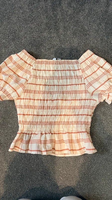 Bershka Bershka Chiffon Ruffle Top