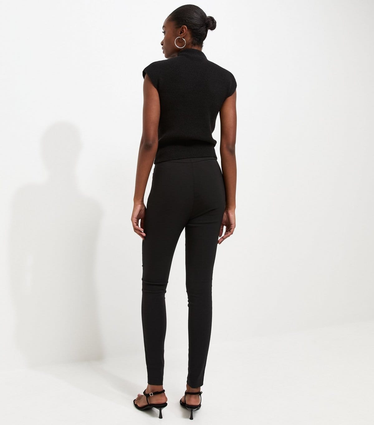 New Look Women's Black Skinny Zip Pocket Trousers New Look - 4