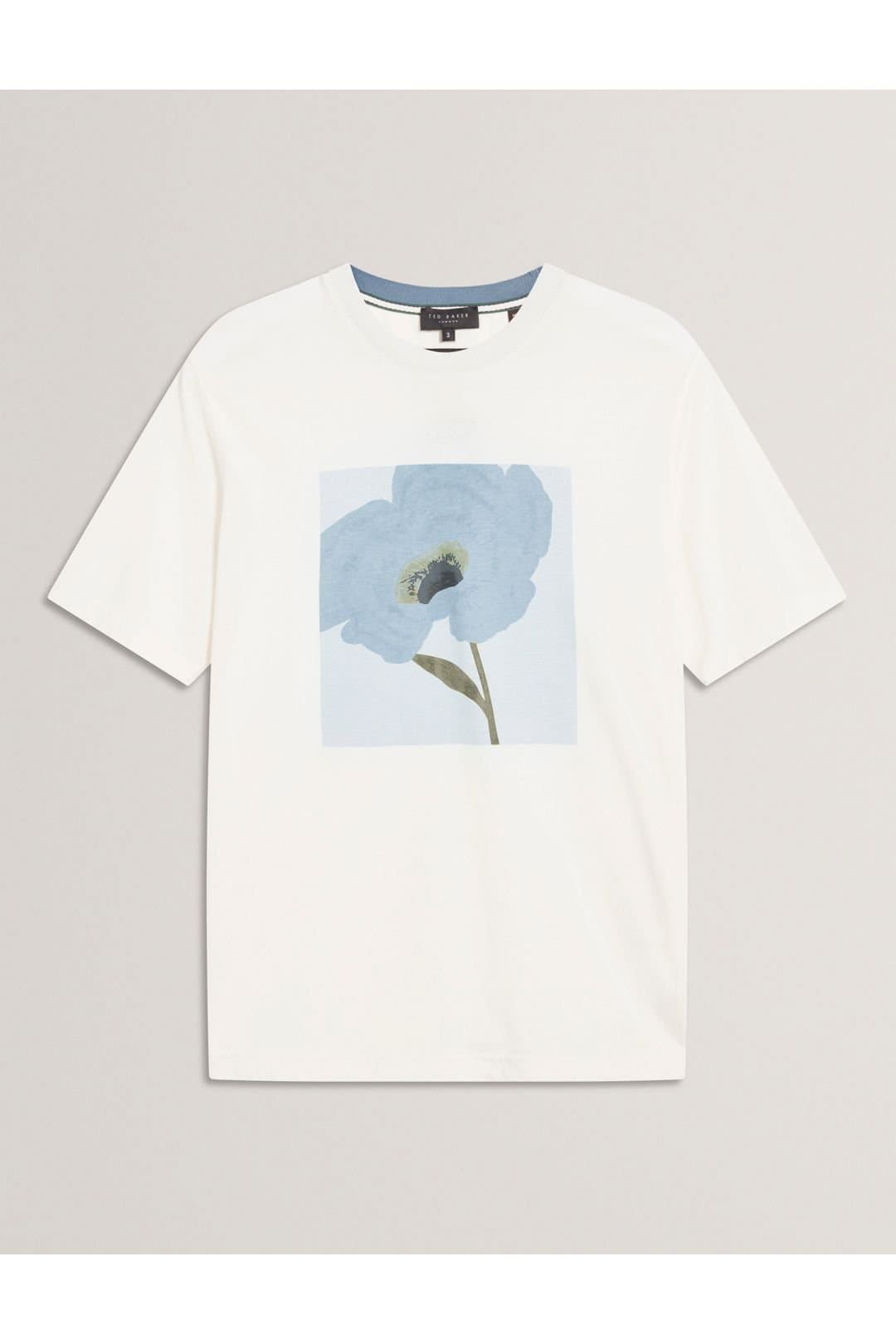 Ted Baker Ted Baker Men's CRAWLEY SS Graphic Box Floral T-Shirt White