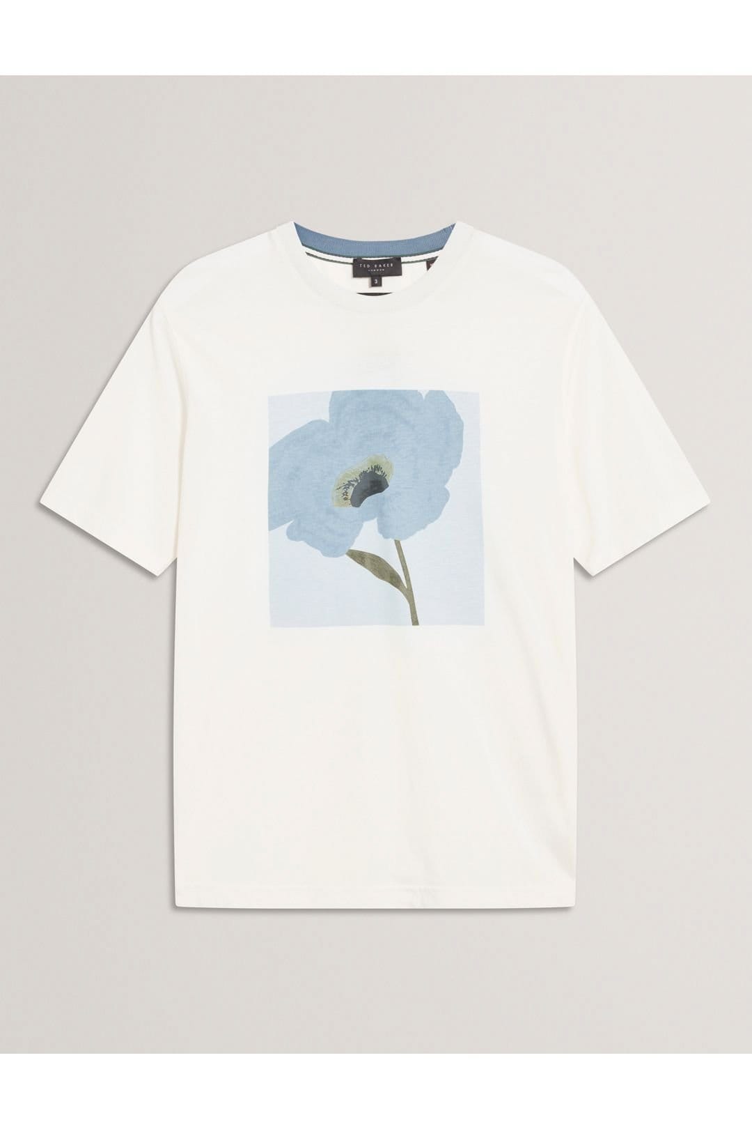 Ted Baker Men's White Floral Graphic T-Shirt