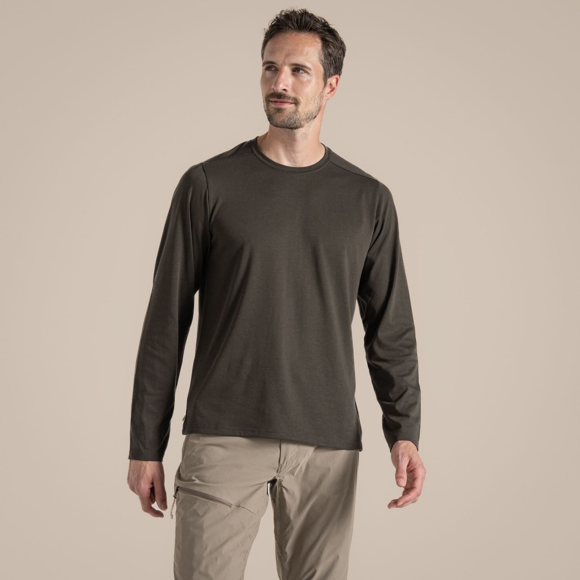 Craghoppers Craghoppers Dark Green NosiLife Long Sleeve T-Shirt