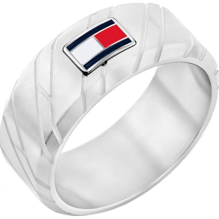 Tommy Hilfiger Tommy Hilfiger Men's 2790621G Ring in Silver - 1