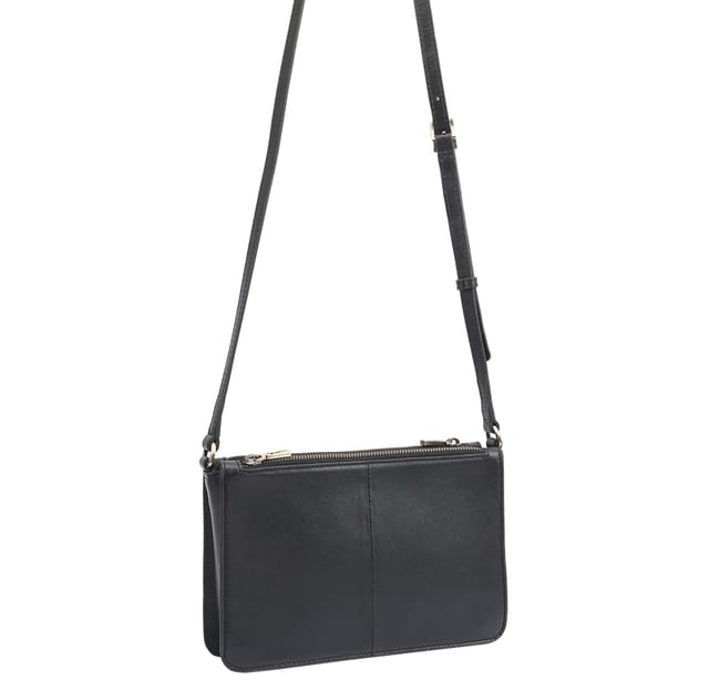 Paul Costelloe Paul Costelloe Women's Colmar Leather Cross Body Bag in Black - 2