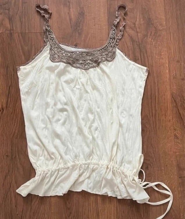 Topshop Vintage Topshop Y2K boho cami top