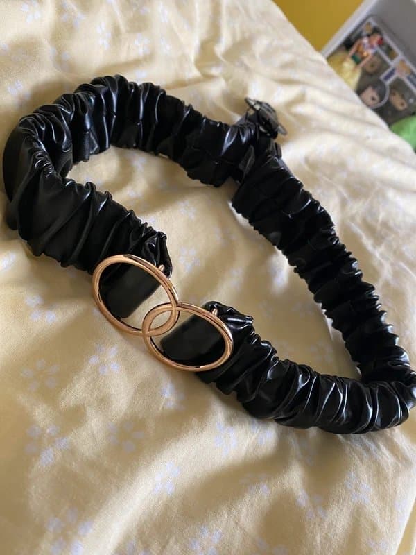 New Look Ruched Stretch Belt