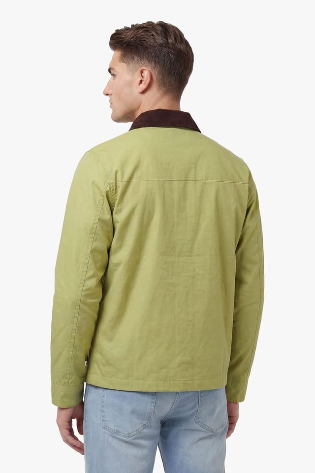 Luke 1977 Luke 1977 Men's Elbrus Cord Collar Jacket in Green - 2