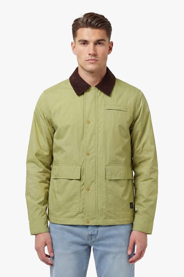 Luke 1977 Luke 1977 Men's Elbrus Cord Collar Jacket in Green - 3