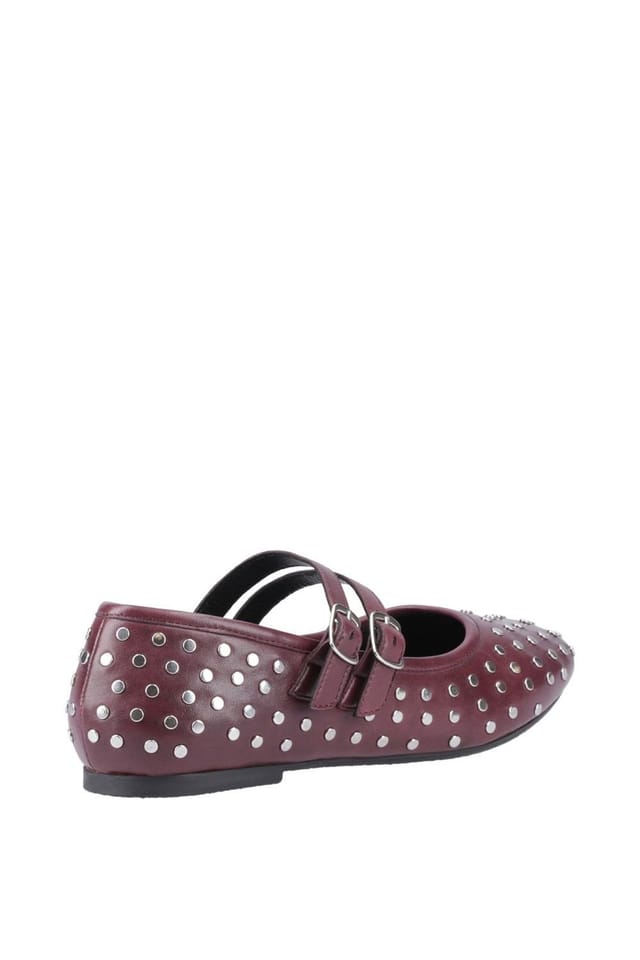 Hush Puppies Hush Puppies Women's Nixie Mary Jane Stud in Plum - 2
