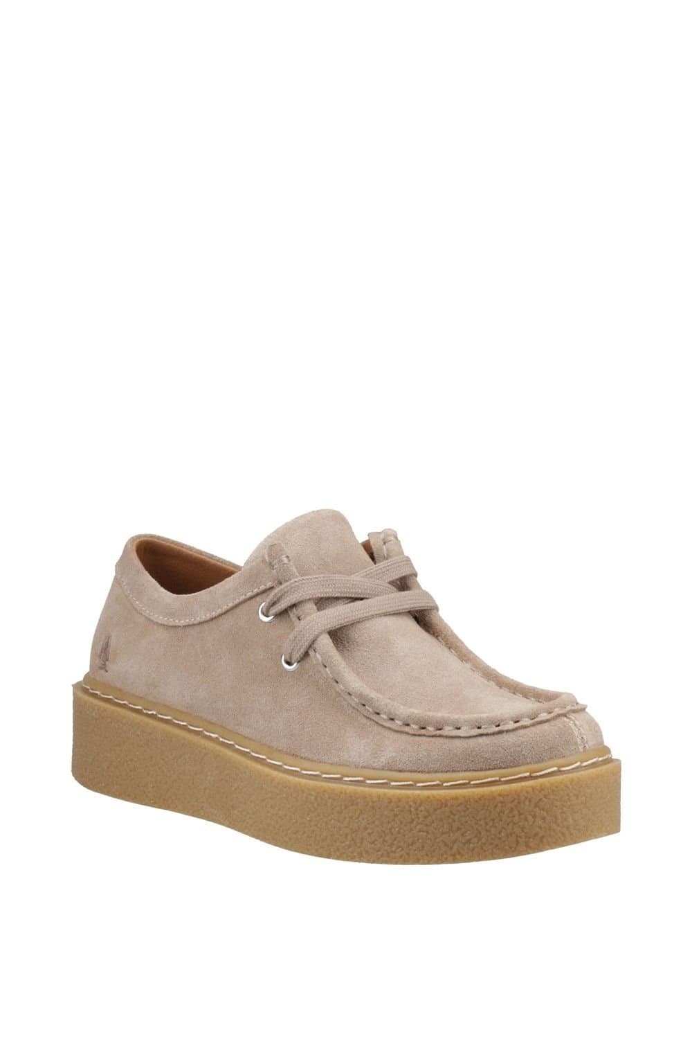 Hush Puppies Hush Puppies Women's Bridie Suede Mocc Toe in Taupe