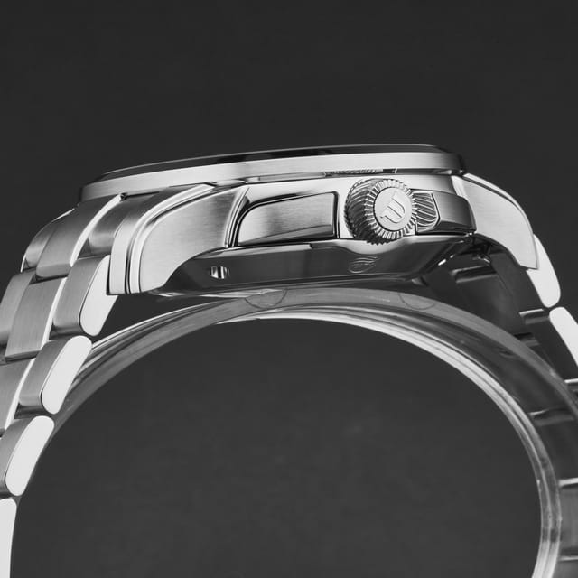 Maurice Lacroix Maurice Lacroix Men's 'Pontos' Blue Dial Stainless Steel Bracelet Automatic Watch in Silver - 3