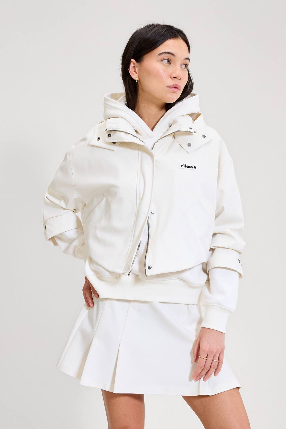 Ellesse Ellesse Women's The Umpire Jacket in Off-White - 2
