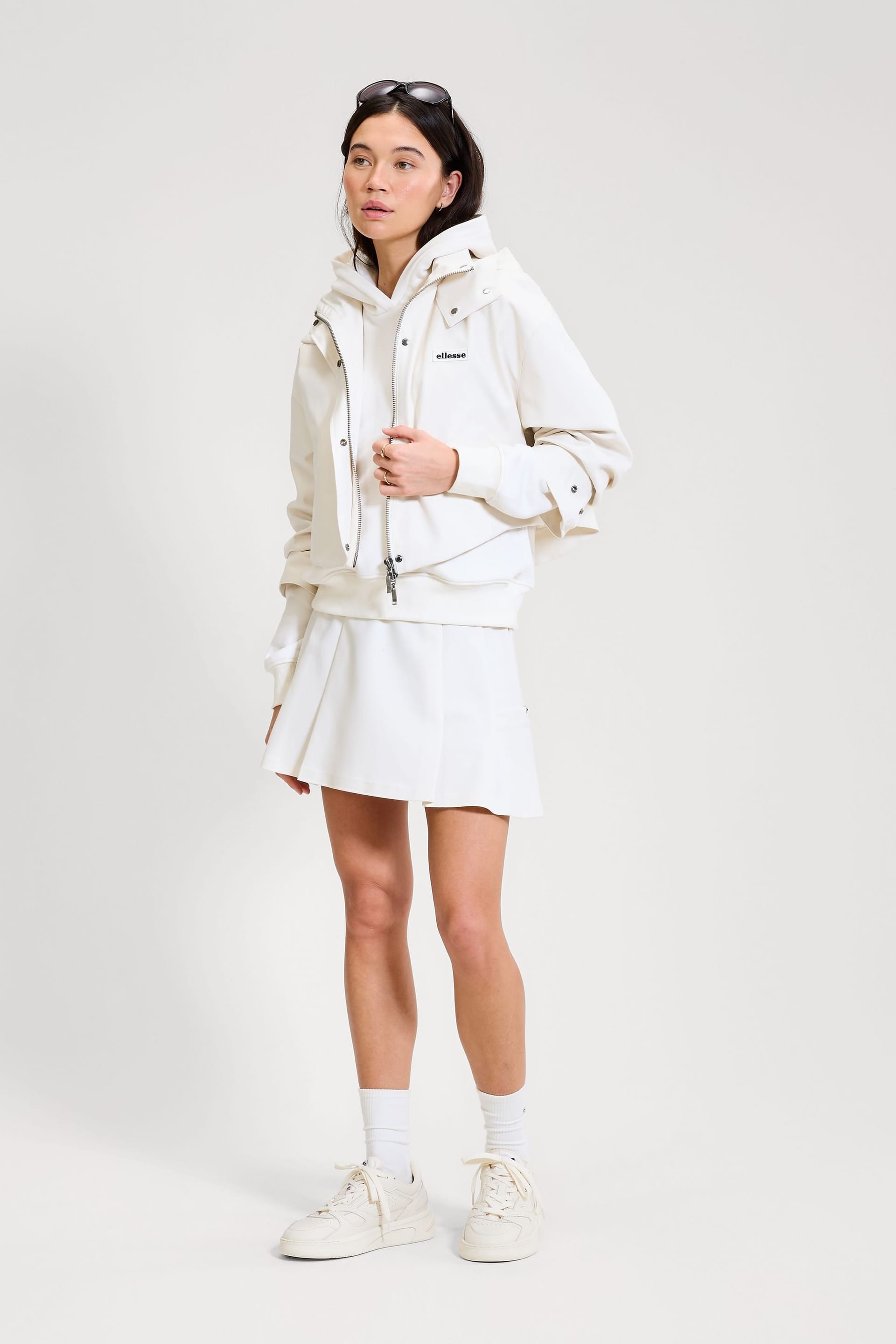 Ellesse Ellesse Women's The Umpire Jacket in Off-White - 4