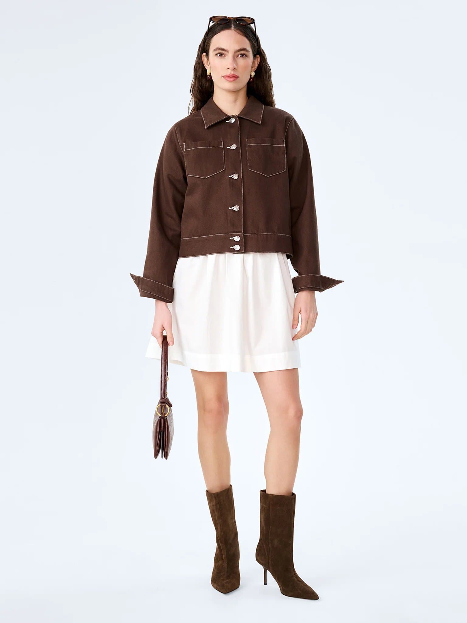 OMNES Jesse Jacket in Brown