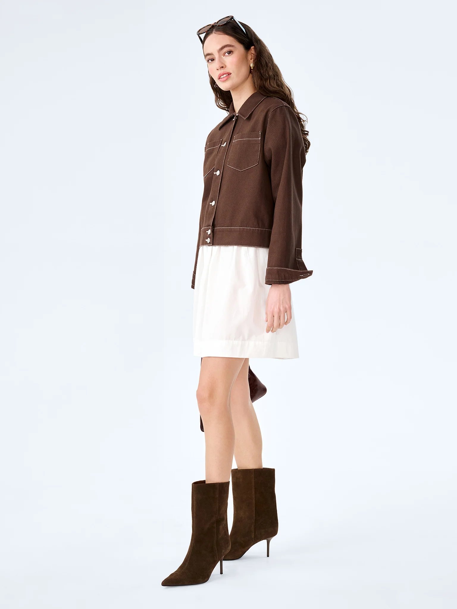 OMNES Jesse Jacket in Brown - 2