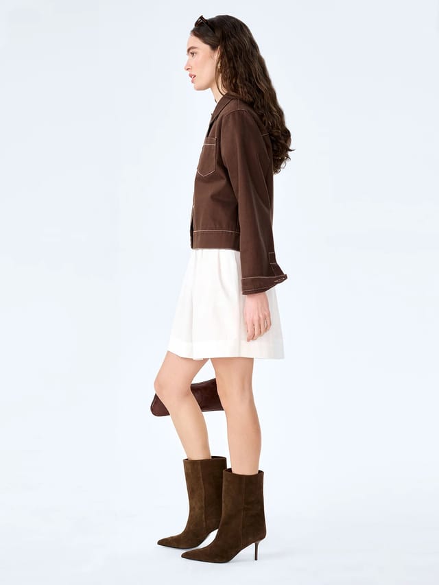 OMNES Jesse Jacket in Brown - 3