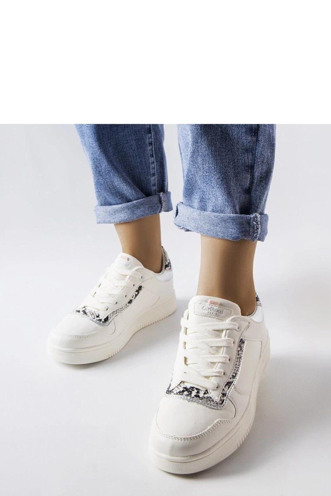 Love Lace Love Lace Women's Sport Sneakers for Autumn Spring Daily Comfort Fit in White