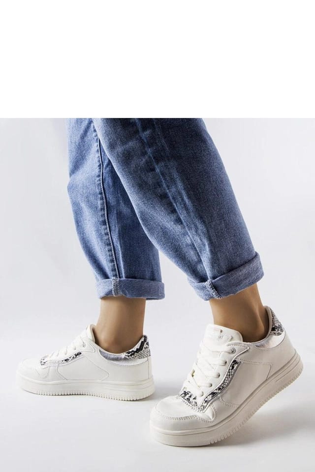 Love Lace Love Lace Women's Sport Sneakers for Autumn Spring Daily Comfort Fit in White - 2