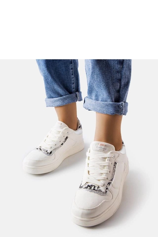 Love Lace Love Lace Women's Sport Sneakers for Autumn Spring Daily Comfort Fit in White - 3