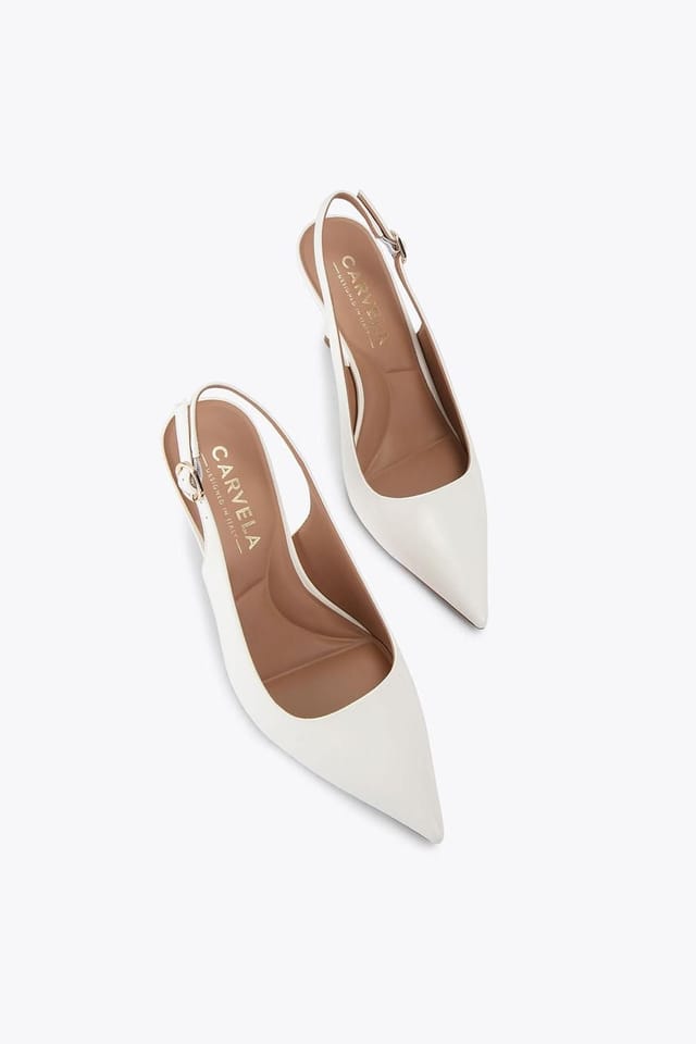 Carvela Carvela Women's 'Spirit Sling' Heels in White - 2