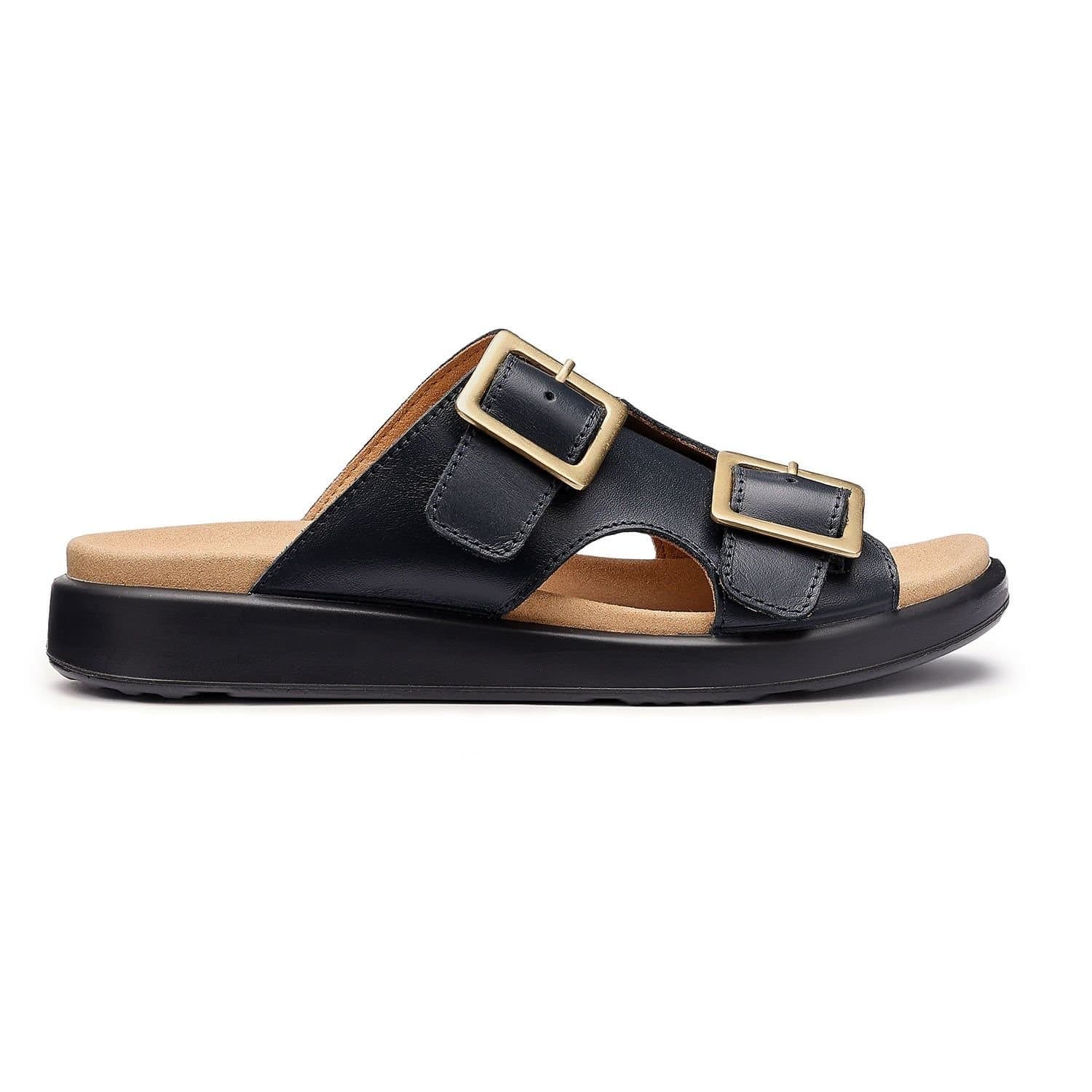 Hotter Hotter Women's 'Corsica' Slip-On Mules in Dark Navy