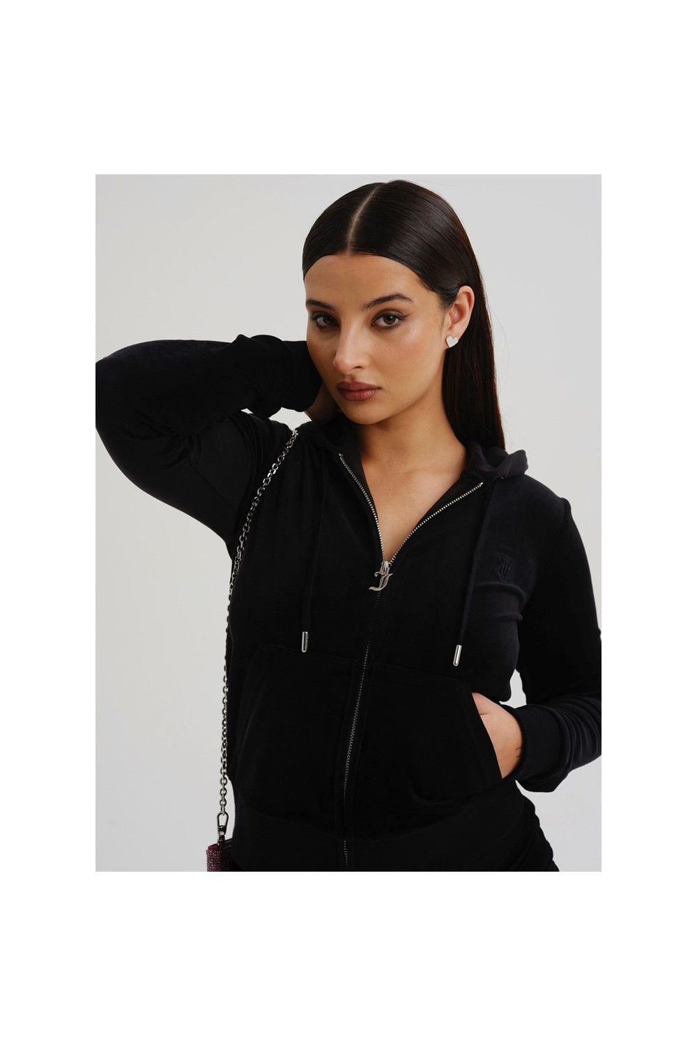 Juicy Couture Juicy Couture Women's Robertson Classic Jacket in Black - 4
