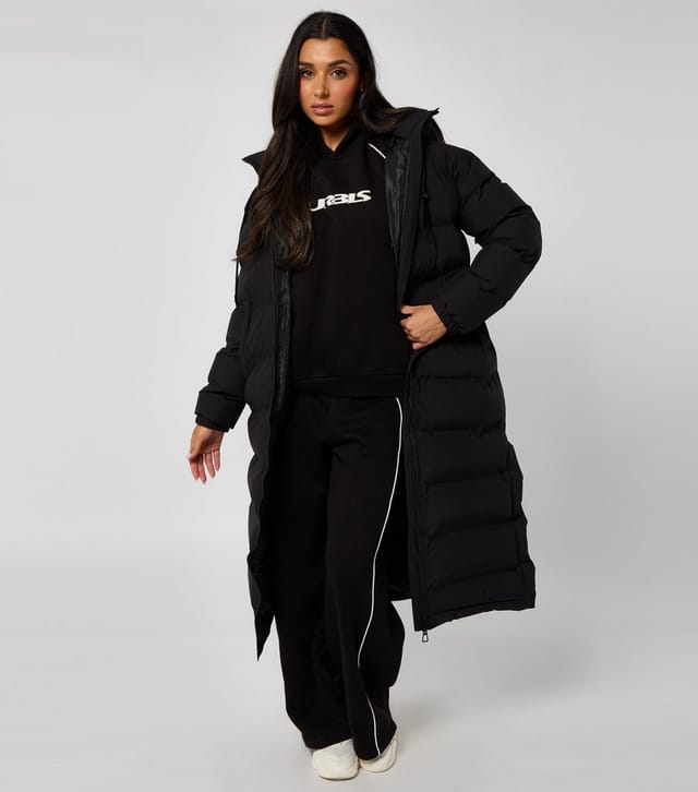 Urban Bliss Women's Black Heatseal Maxi Puffer Coat Urban Bliss New Look - 2