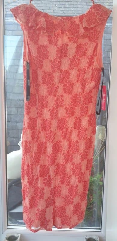 GIRLS ON FILM Girls on film stretch bodycon lace overlay dress summer sundress garden party  race day wedding