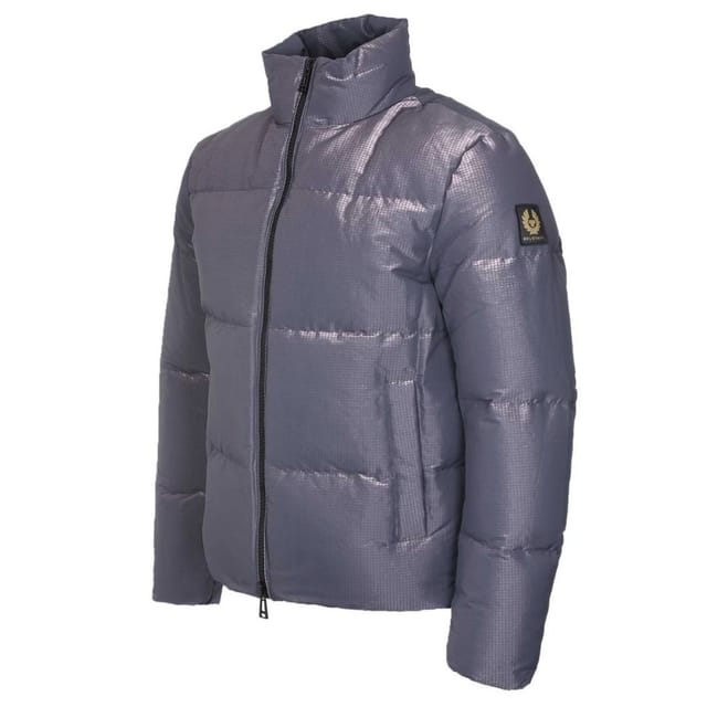 Belstaff Belstaff Men's Grid Paxton Purple Down Jacket - 3