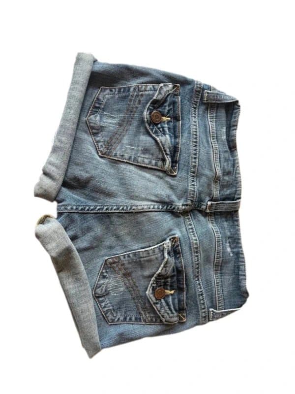Stradivarius Low Rise Button Pocket Shorts