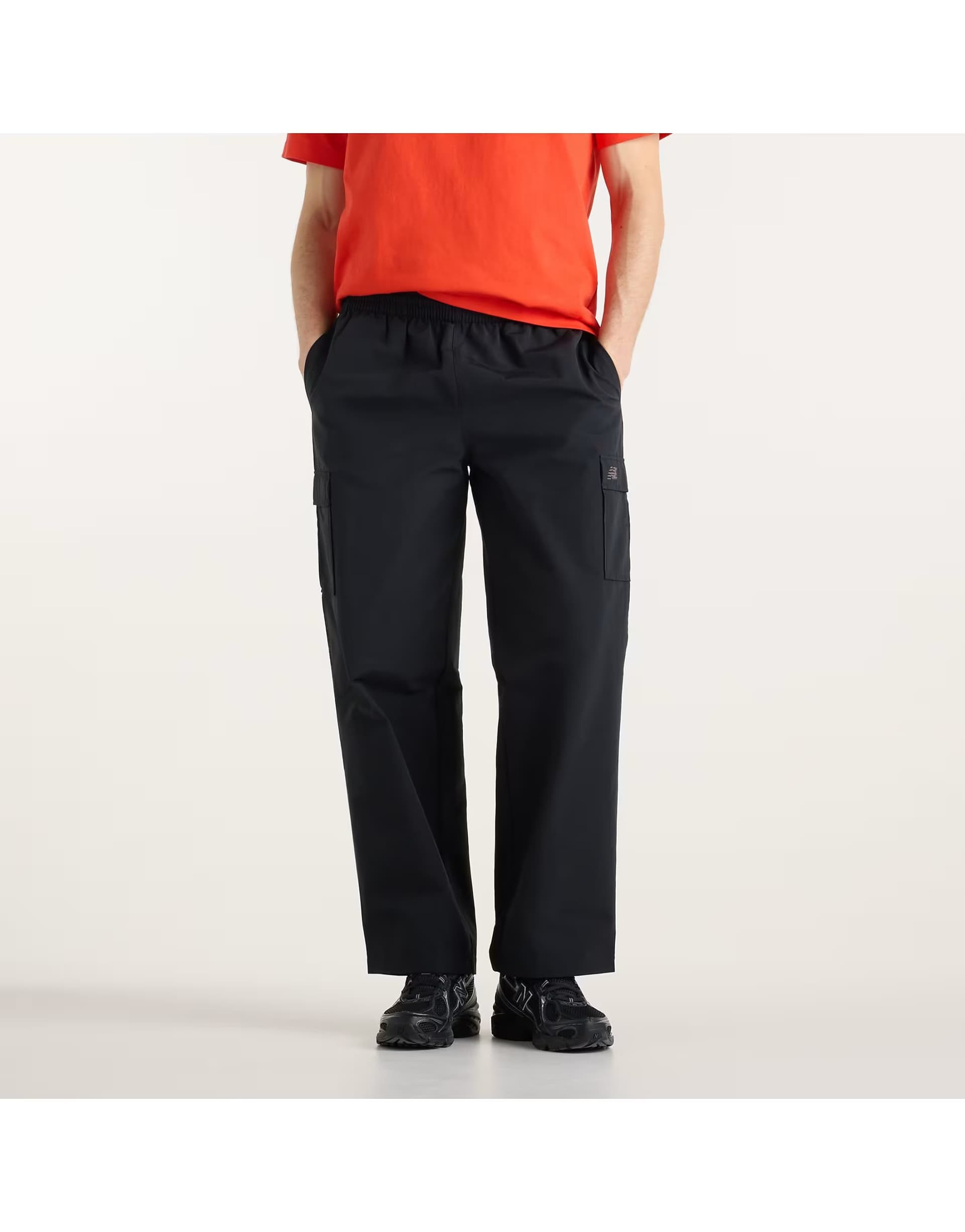 ASOS New Balance Woven cargo pant in black