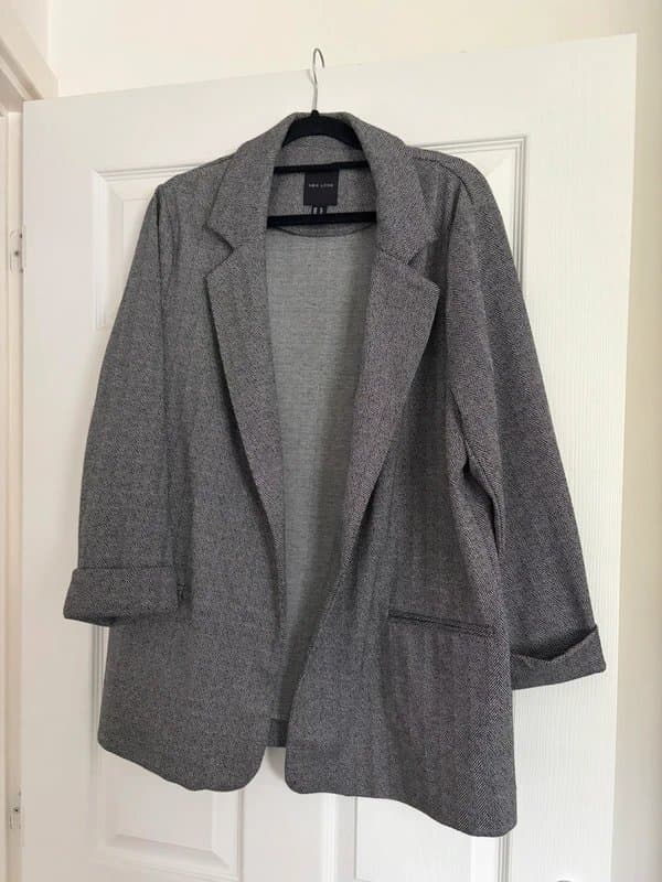 New Look New look grey blazer x size 14