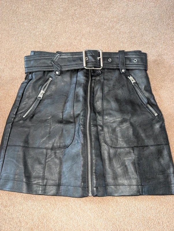 Topshop Leather look skirt - 1