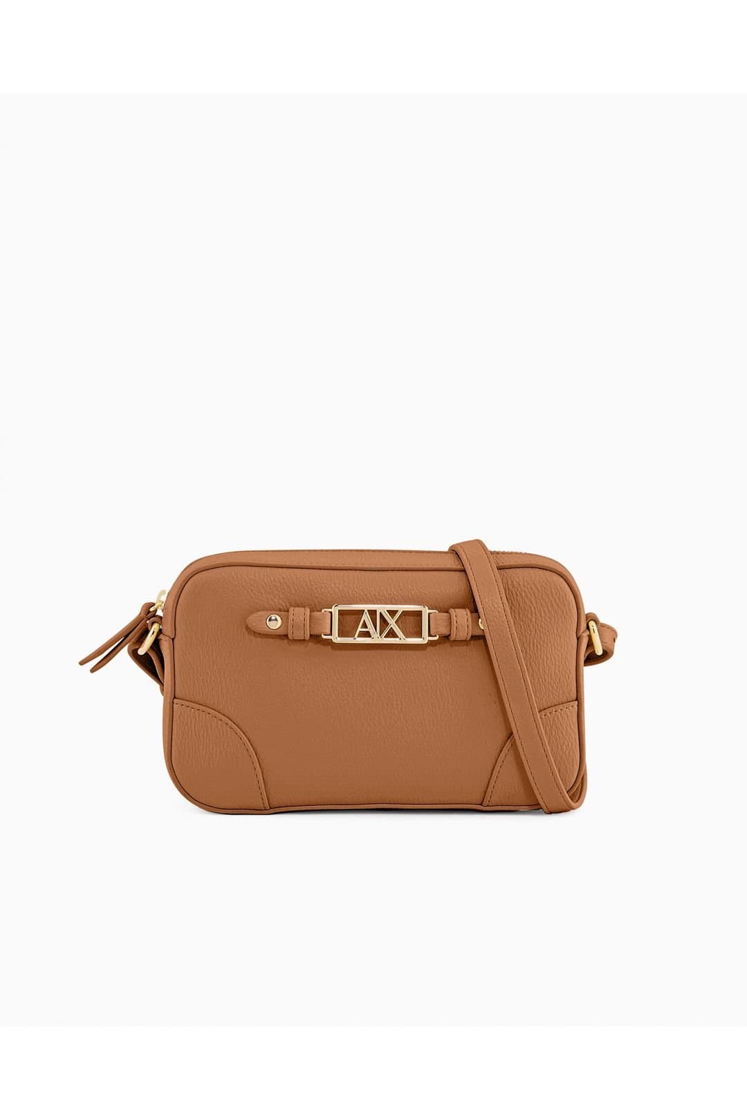 Armani Exchange Armani Exchange Women's Polly Camera Crossbody Tan