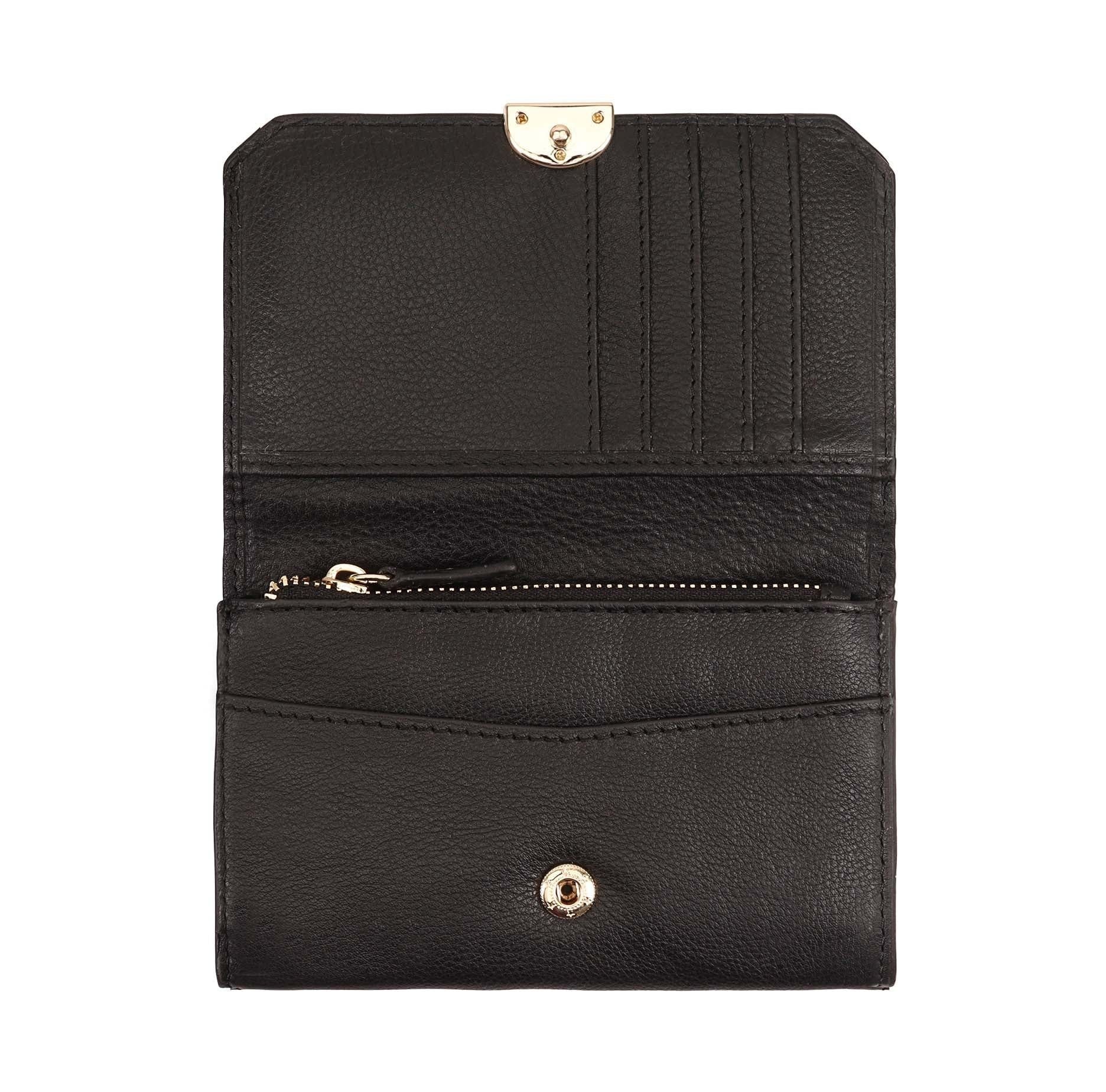 Paul Costelloe Paul Costelloe Women's Razi Leather Purse in Jet Black - 4