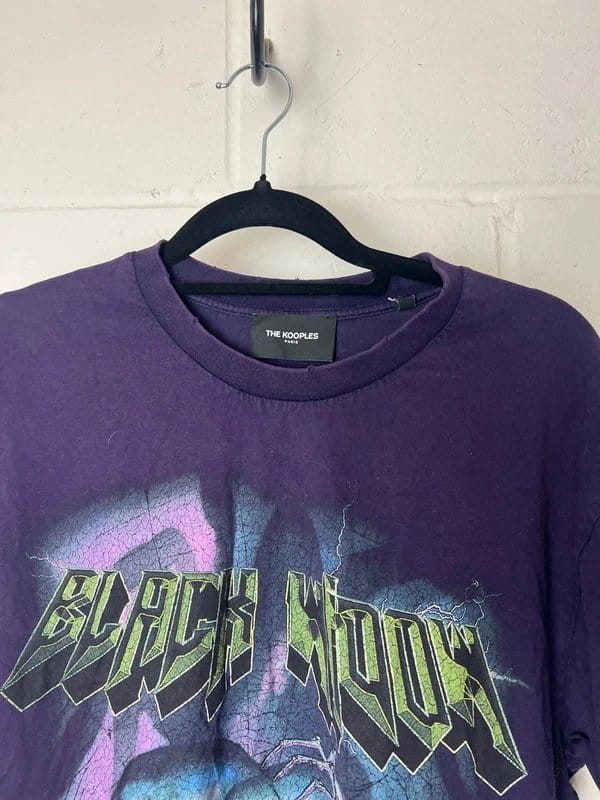 The Kooples the kooples purple graphic top - 1